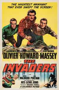 The Invaders Movie Poster Print showcasing classic sci-fi artwork.