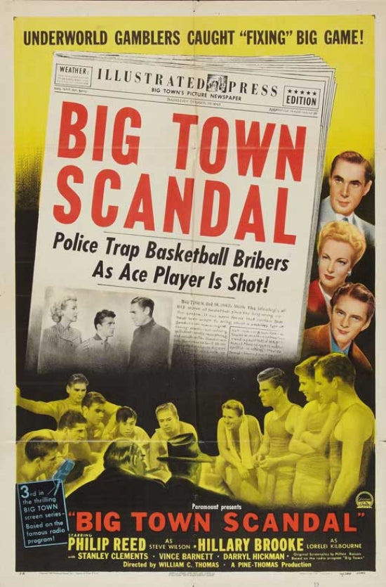 Big Town Scandal Movie Poster Print showcasing classic cinema art.
