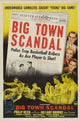 Big Town Scandal Movie Poster Print showcasing classic cinema art.