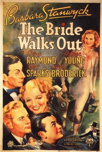 The Bride Walks Out Movie Poster Print featuring dramatic artwork.
