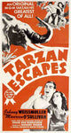 Tarzan Escapes Movie Poster Print showcasing adventure and freedom.