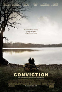 Conviction Movie Poster Print featuring dramatic imagery.