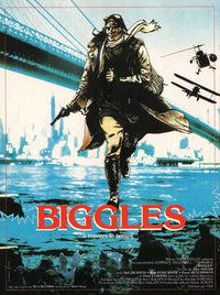 Biggles: Adventure in Time Movie Poster Print, vibrant colors and high-quality finish.