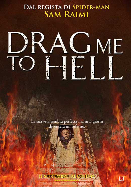 Drag Me to Hell Movie Poster Print featuring horror film art.