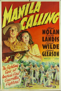 Manila Calling Movie Poster featuring vintage film design