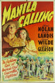 Manila Calling Movie Poster featuring vintage film design