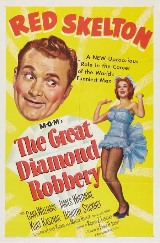 The Great Diamond Robbery Movie Poster Print showcasing classic cinema art.