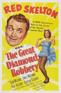 The Great Diamond Robbery Movie Poster Print showcasing classic cinema art.