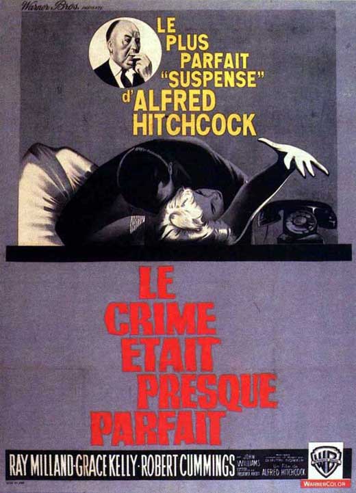 Dial M For Murder Movie Poster Print showcasing suspenseful design.