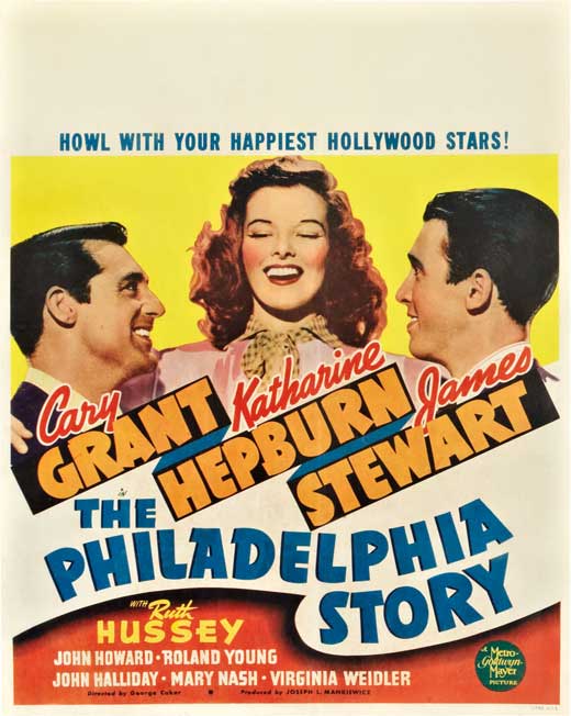The Philadelphia Story Movie Poster Print featuring classic film imagery.