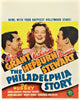 The Philadelphia Story Movie Poster Print featuring classic film imagery.