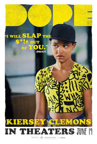 Dope Movie Poster Print showcasing vibrant colors and dynamic imagery.