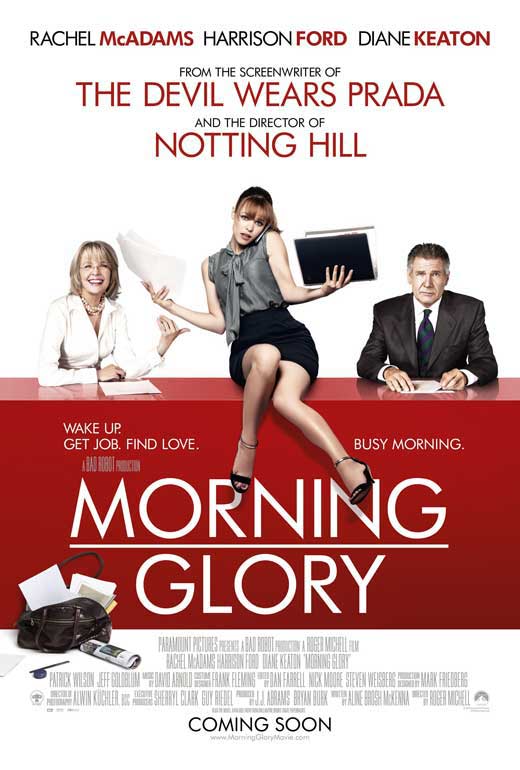 Morning Glory Movie Poster Print showcasing cinematic art.