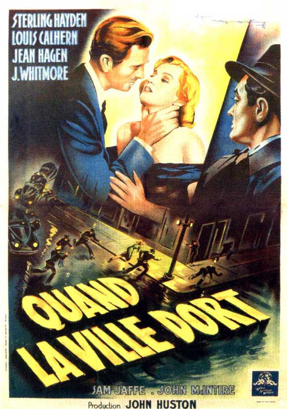 The Asphalt Jungle Movie Poster Print showcasing classic film noir art.