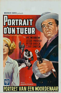 Portrait of a Mobster Movie Poster Print showcasing classic mobster film imagery.