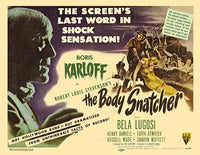 The Body Snatcher Movie Poster Print featuring classic horror artwork.