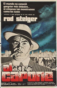 Al Capone Movie Poster Print showcasing classic gangster themes.