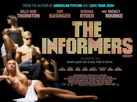 The Informers Movie Poster Print featuring vivid imagery and cinematic design.