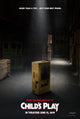 Child's Play Movie Poster Print featuring Chucky horror doll.