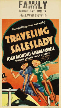 Traveling Saleslady Movie Poster Print featuring classic cinema art.