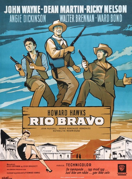 Rio Bravo Movie Poster Print (11x17) | Classic Western Art