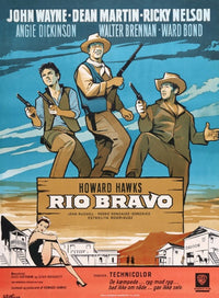 Rio Bravo Movie Poster Print (11x17) | Classic Western Art