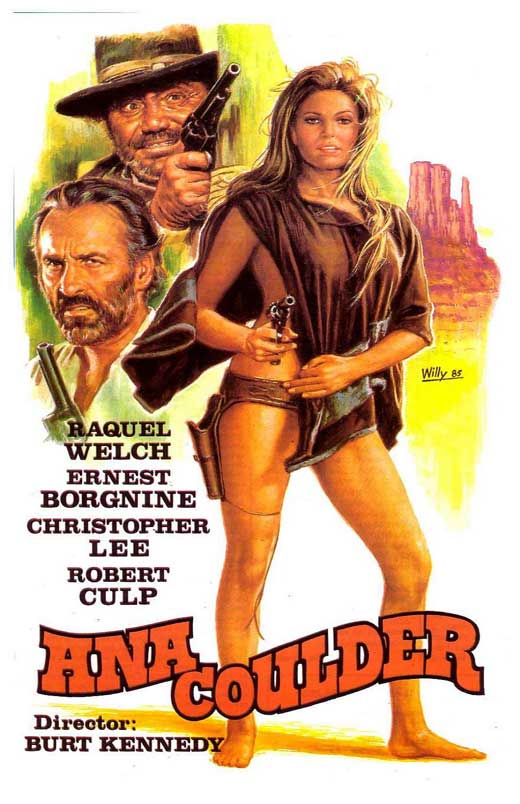 Hannie Caulder Movie Poster Print showcasing classic film art.