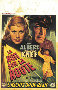 Detour Movie Poster Print showcasing classic film art.