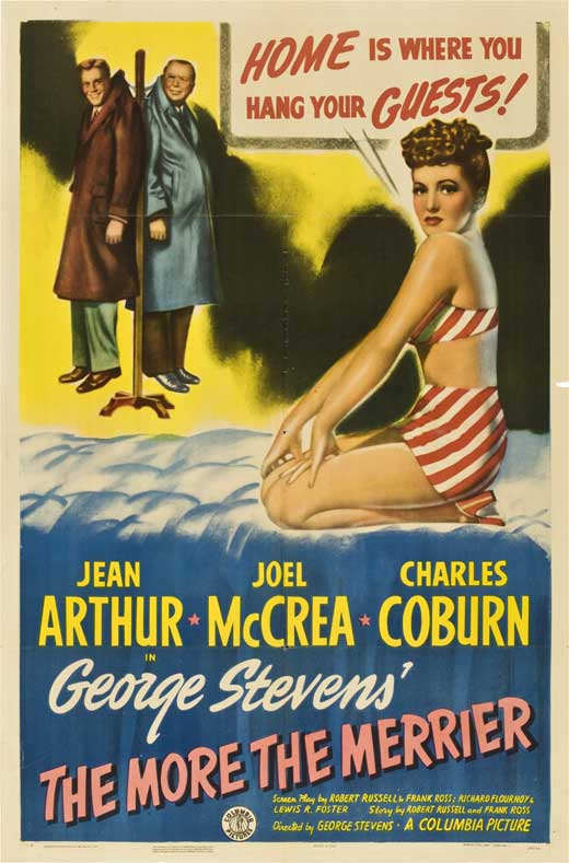 The More the Merrier Movie Poster Print showcasing classic cinema artwork.