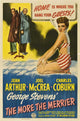 The More the Merrier Movie Poster Print showcasing classic cinema artwork.