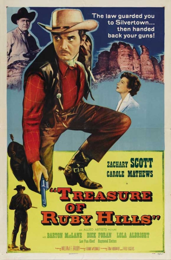 Treasure of Ruby Hills Movie Poster Print