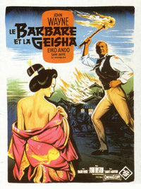 The Barbarian and the Geisha Movie Poster Print showcasing classic film art.