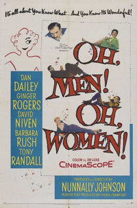 Oh, Men Oh, Women Movie Poster Print - colorful film poster