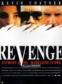 Revenge movie poster print showcasing dramatic artwork.