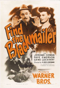 Find the Blackmailer Movie Poster Print showcasing mystery and suspense.