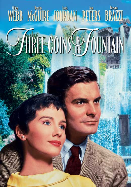 Three Coins in the Fountain Movie Poster Print - Classic Film Artwork