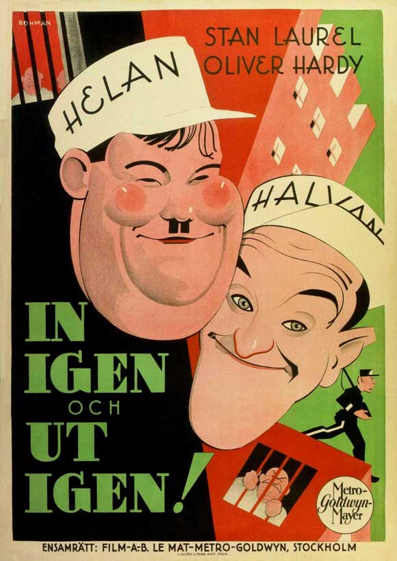 Pardon Us Movie Poster Print showcasing classic cinema art.