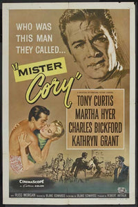 Mister Cory Movie Poster Print showcasing classic cinema art.