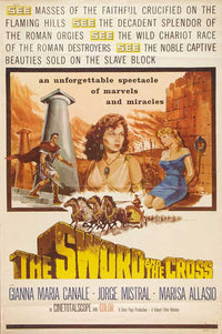 The Sword and the Cross Movie Poster Print featuring dramatic imagery.