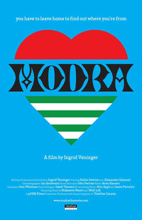 Modra Movie Poster Print showcasing vibrant colors and imagery.