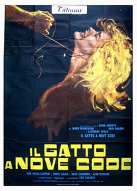 The Cat o' Nine Tails Movie Poster Print showcasing suspenseful imagery.