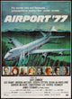 Airport '77 Movie Poster Print showcasing dramatic airplane hijacking scene.