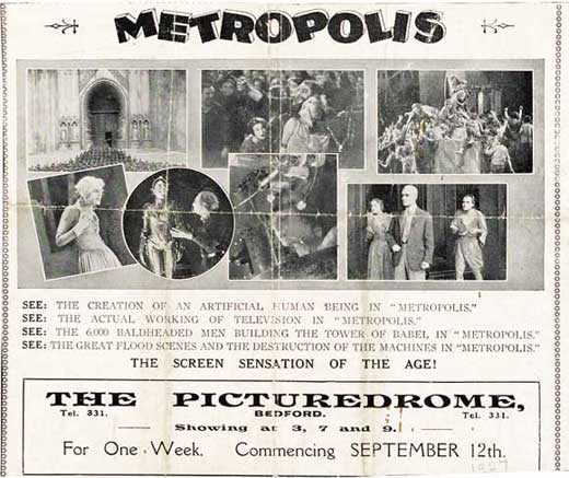 Metropolis Movie Poster Print showcasing sci-fi cityscape art.