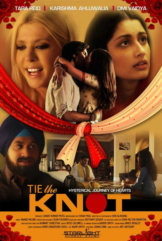 Tie the Knot Movie Poster Print featuring a romantic design.