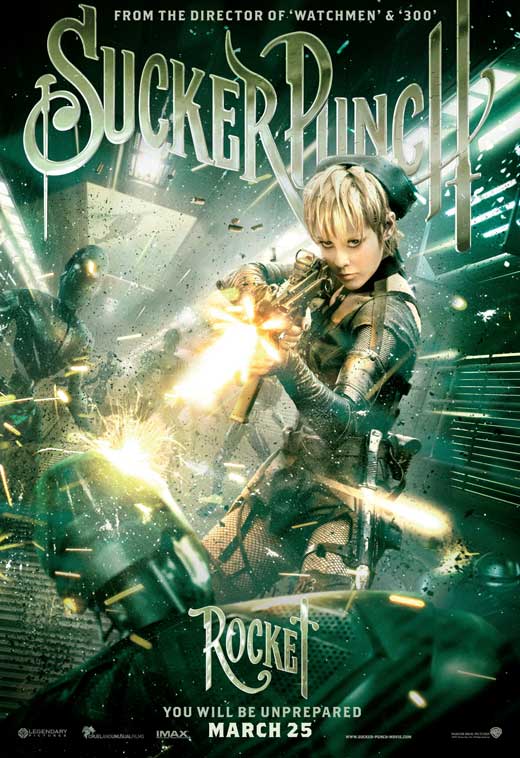 Sucker Punch Movie Poster Print showcasing vibrant visuals and cinematic flair.