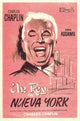 A King in New York Movie Poster Print featuring Charlie Chaplin.