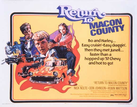 Return to Macon County Movie Poster Print showcasing iconic imagery.