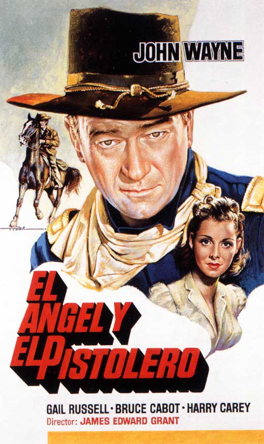 Angel and the Badman Movie Poster Print featuring classic film artwork.