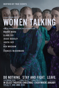 Women Talking Movie Poster Print featuring captivating design.