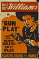 Gun Play Movie Poster Print featuring dramatic action scene.